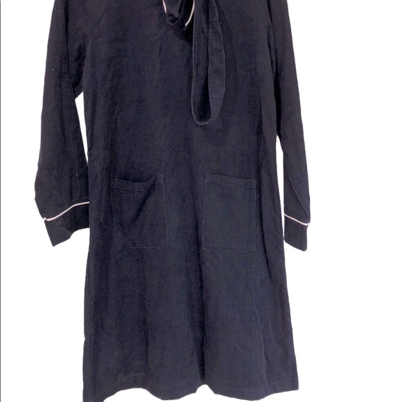 DBA size juniors large navy corduroy shift dress - Picture 4 of 8